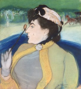 Barutlu Kadın, 1889 (kağıt üzerinde pastel)